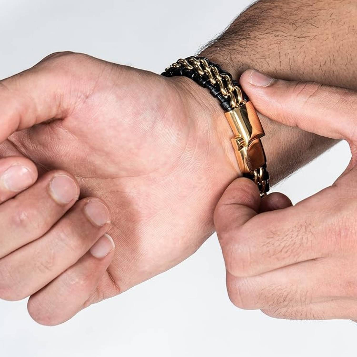 Men's Leather Bracelet - Small: image 4