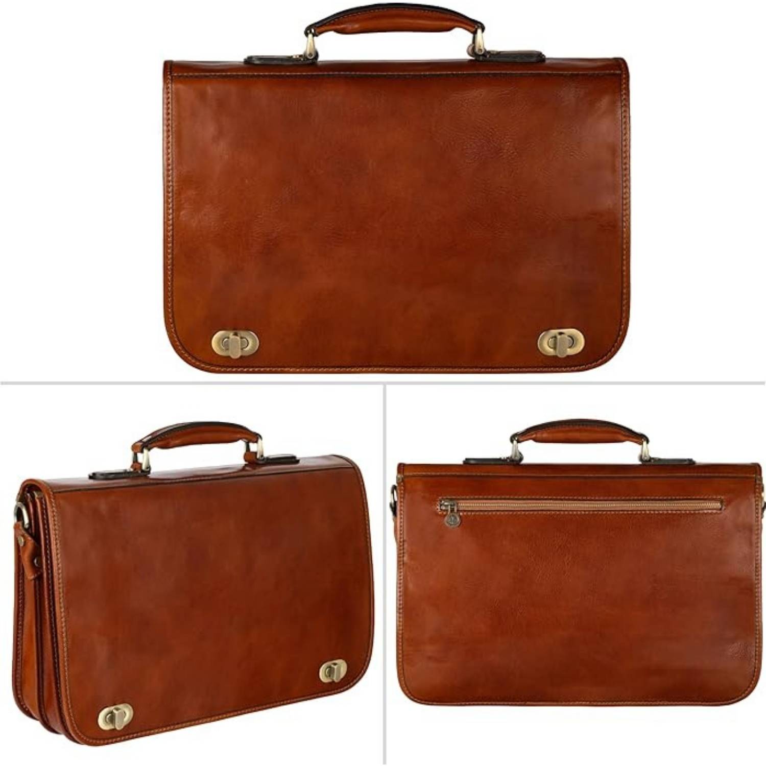 Men's Leather Briefcase: image 6